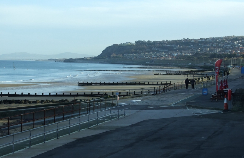 The Colwyn Bay coast