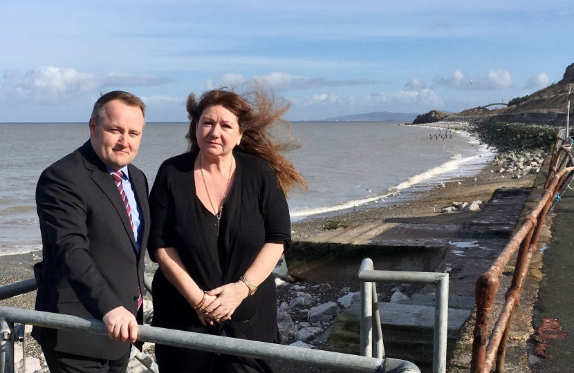 New Environment Minister invited to visit Old Colwyn flood defences