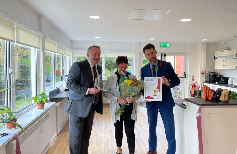 Senedd Members Visit Eithinog Care Home