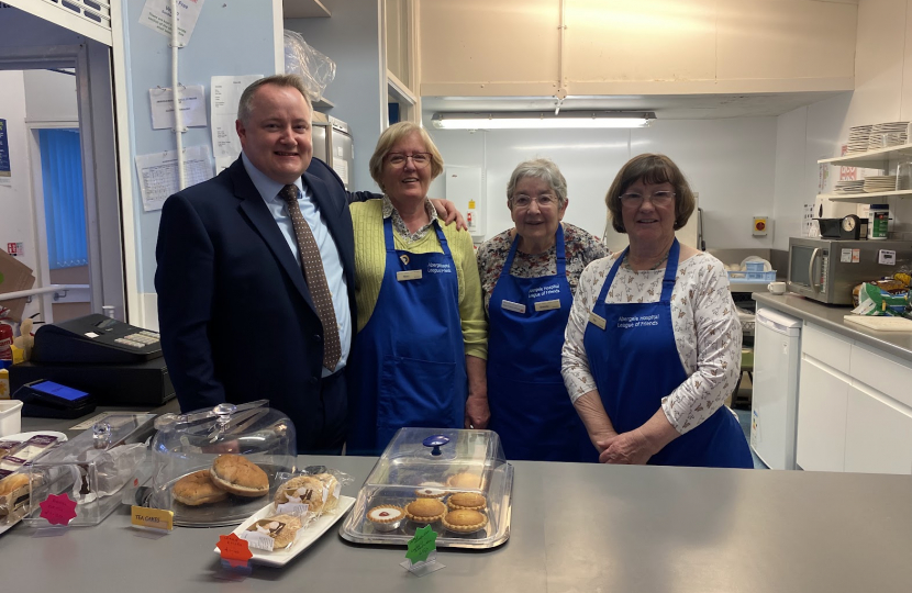 Praise for staff and volunteers at Abergele Hospital