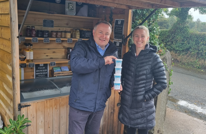 Ruthin ice cream business delights MS