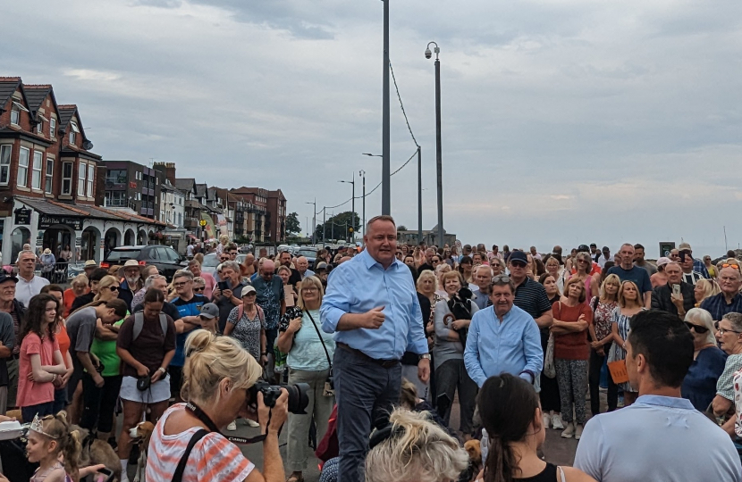 Residents turn out in force to protest beach dog ban