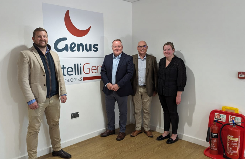 Politicians visit world-leading animal genetics company