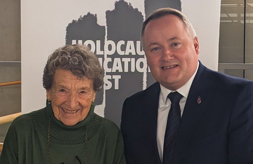 Inspirational Holocaust survivor speaks at Senedd Holocaust Memorial event 