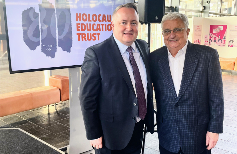 Holocaust survivor gives moving and powerful speech at Senedd Holocaust Memorial event  