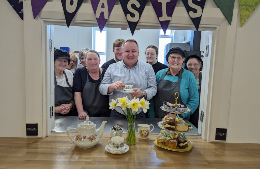 Revamped Towyn church luncheon club praised