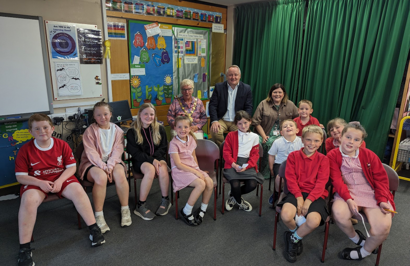 MS praises Ruthin school following visit     