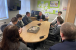 Trip down memory lane as Leader of the Welsh Conservatives visits his old school  