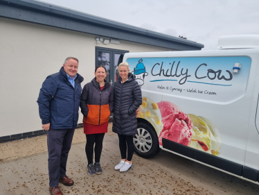 Ruthin ice cream business delights MS