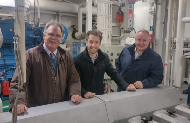 MSs visits the Prince Madog Research Vessel in Menai Bridge